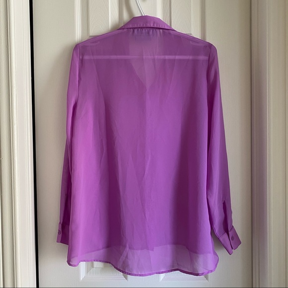 Nasty Gal - Chiffon Button-up Top - Picture 7 of 7